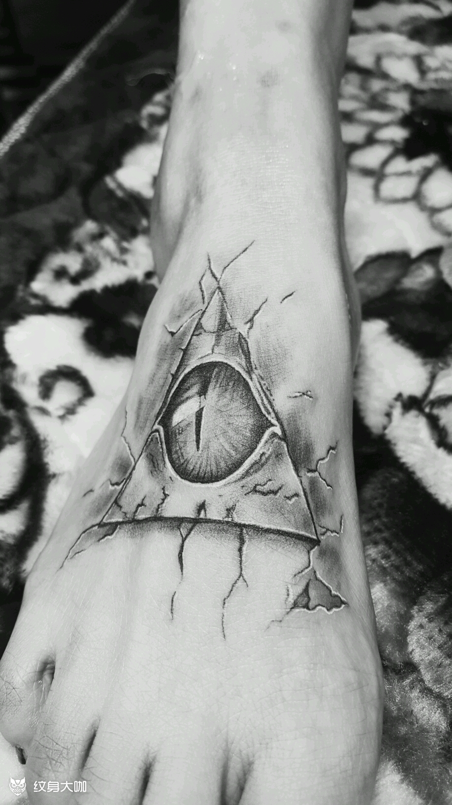 恶魔之眼_纹身图案手稿图片_cat7的纹身作品集