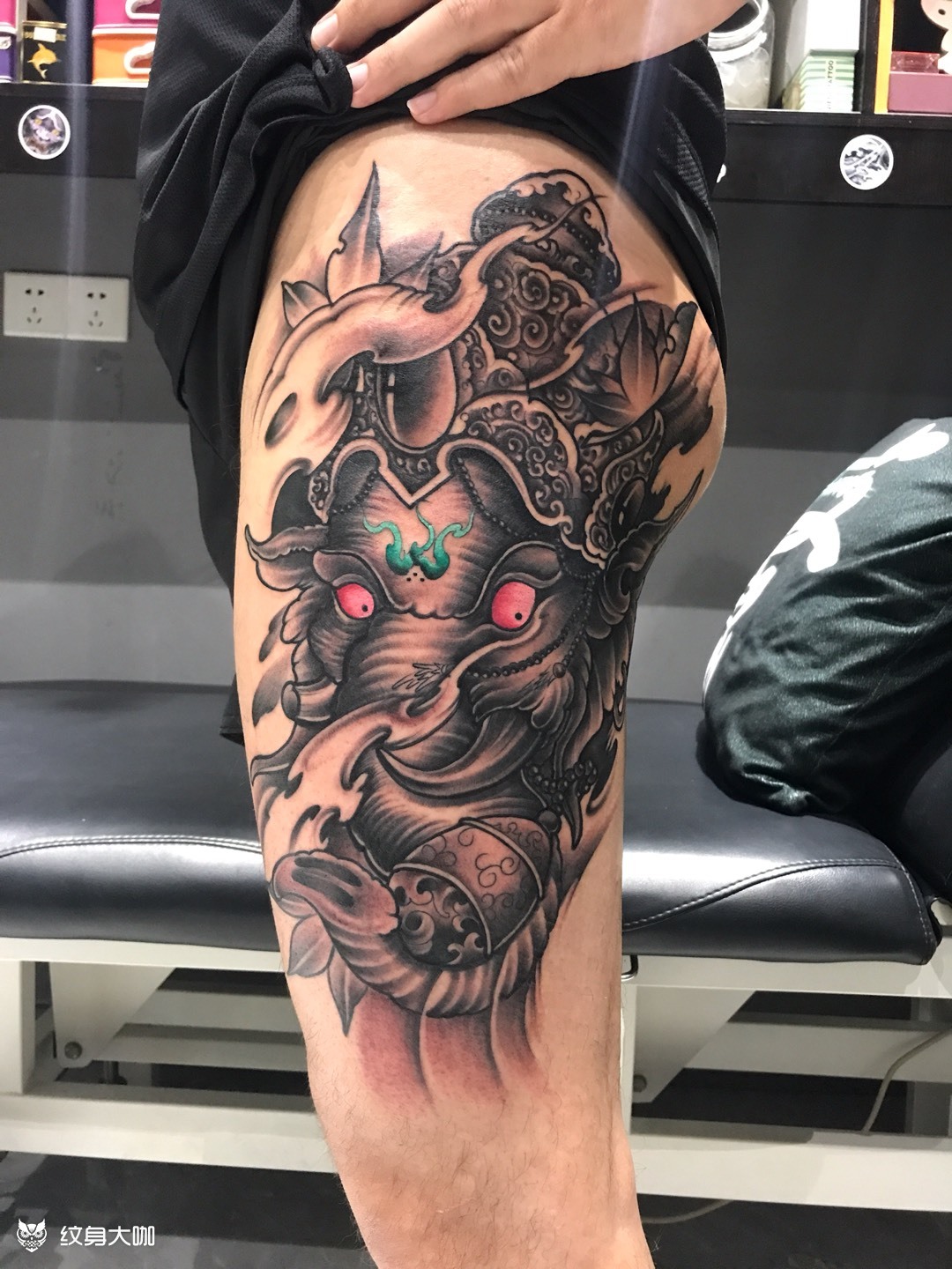 象神_纹身图案手稿图片_程志的纹身作品集