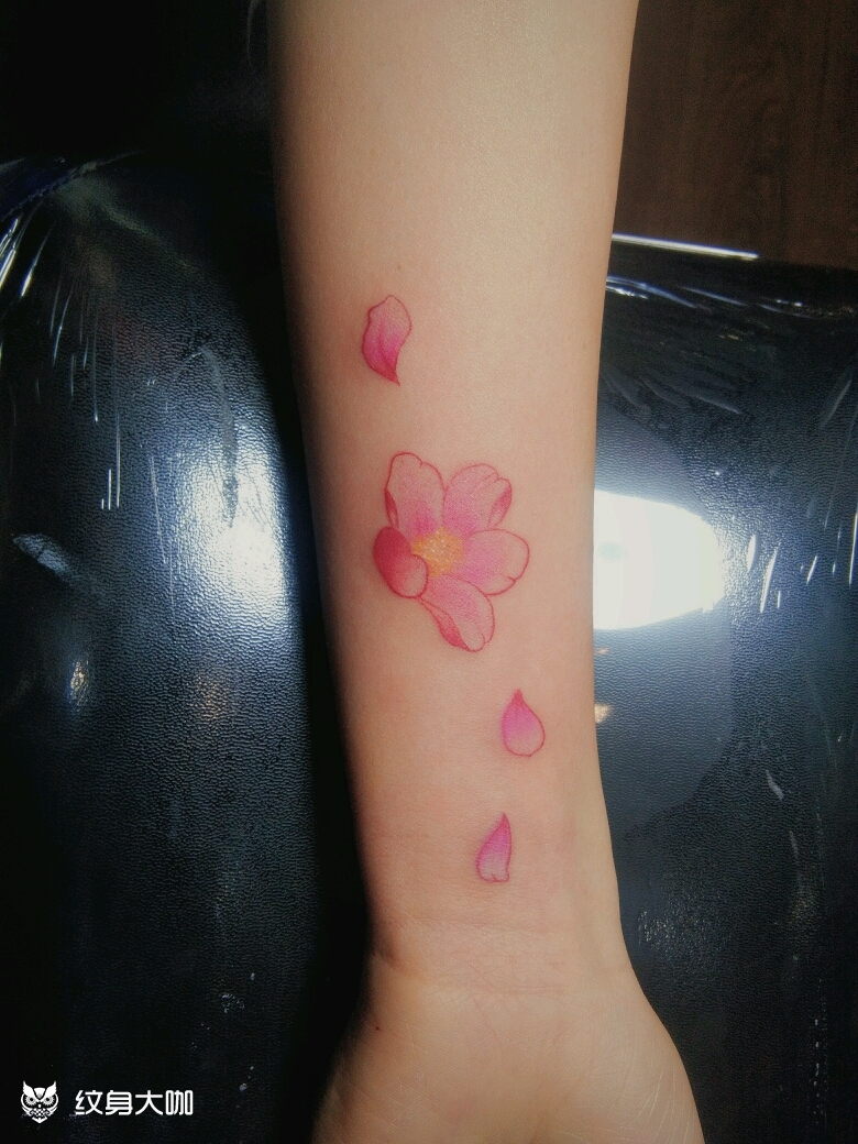 小花_纹身图案手稿图片_赵玉龙的纹身作品集