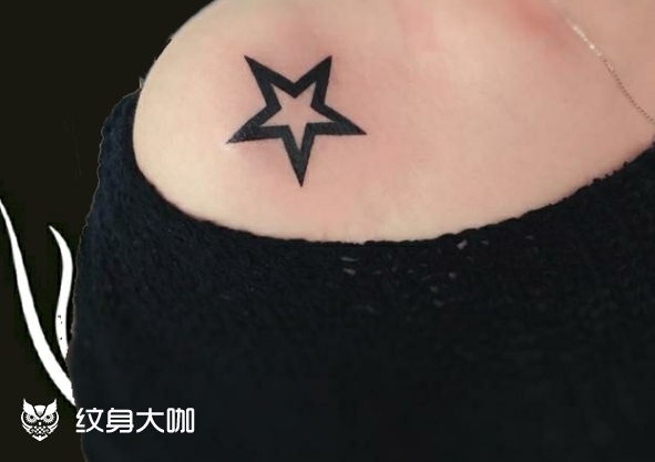 五角星_纹身图案手稿图片_子轩的纹身作品集