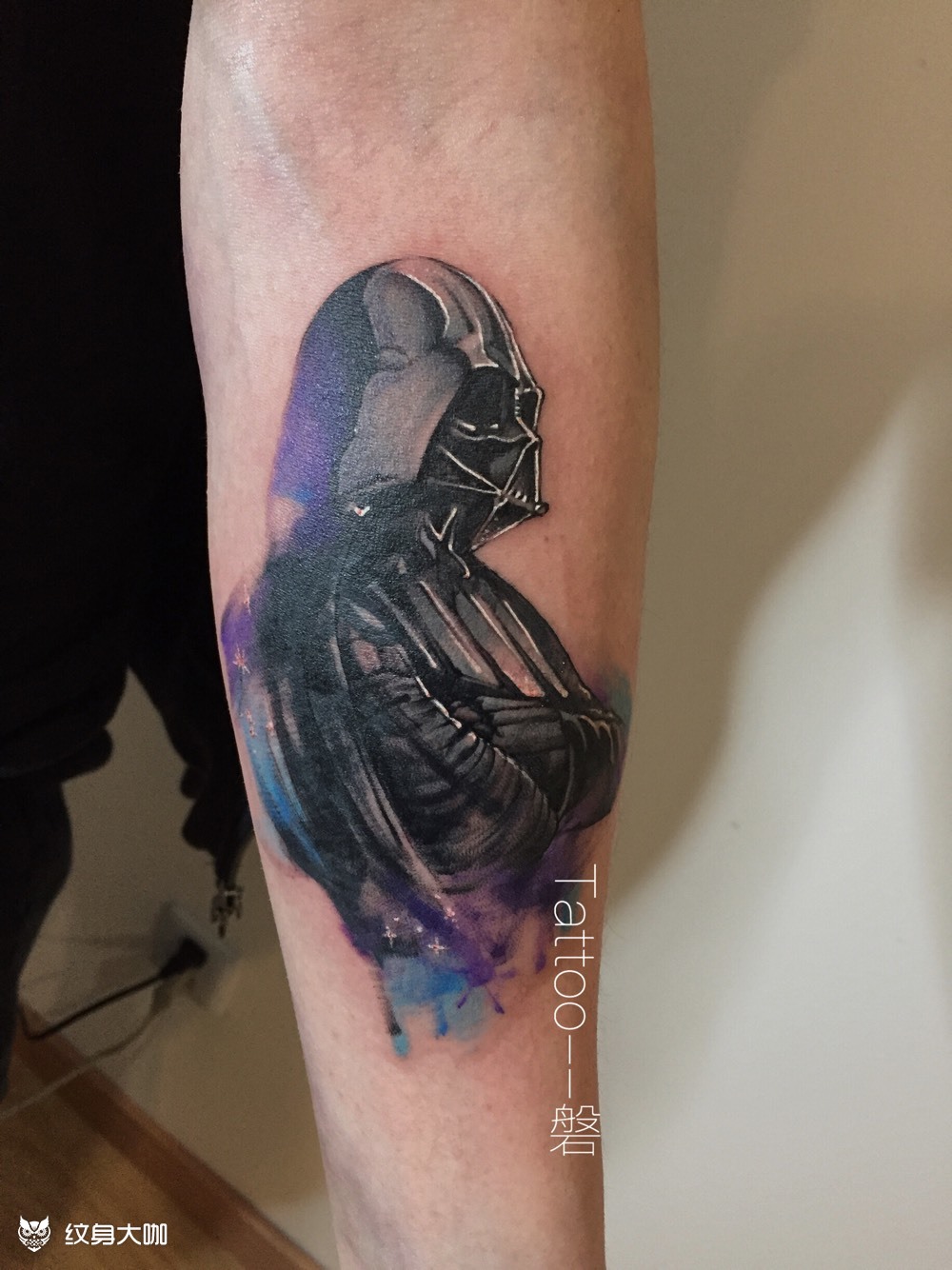 黑武士 遮盖_纹身图案手稿图片_石宇诚的纹身作品集