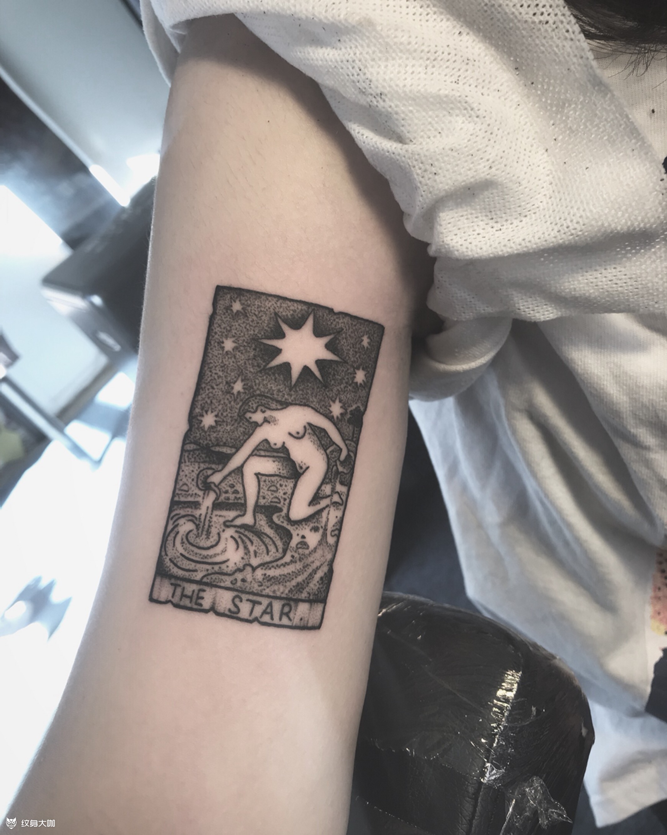 塔罗牌_纹身图案手稿图片_丁满的纹身作品集