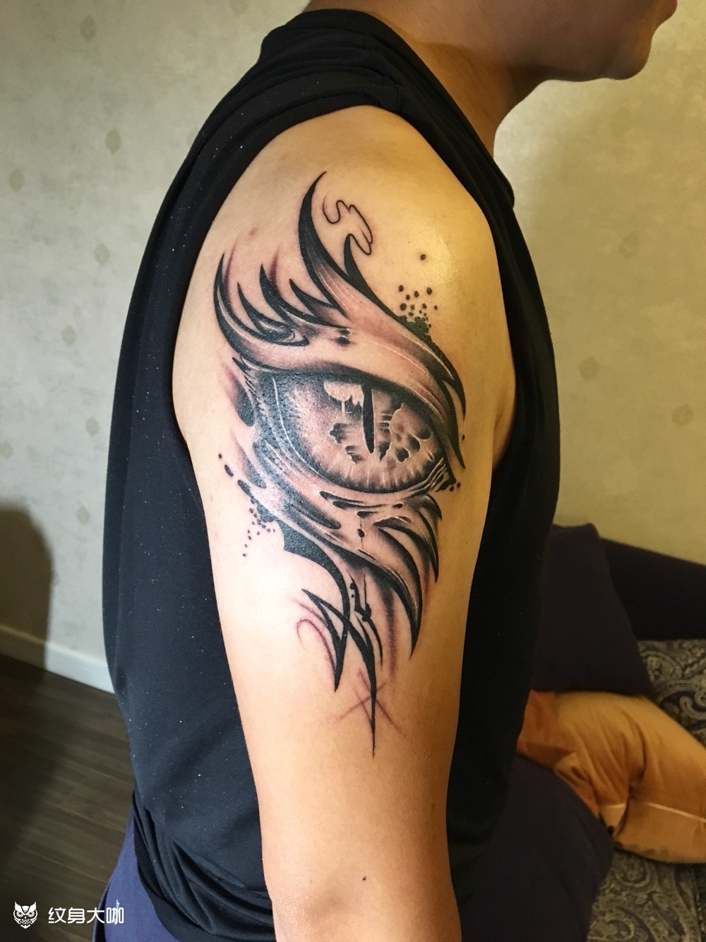 龙眼_纹身图案手稿图片_刘玲的纹身作品集