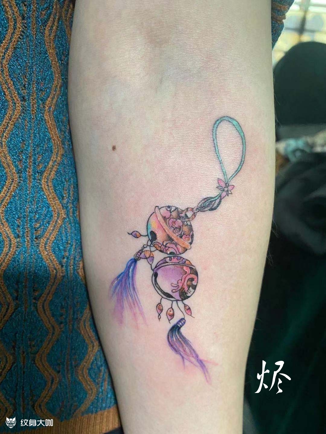 铃铛90_纹身图案手稿图片_烬 的纹身作品集