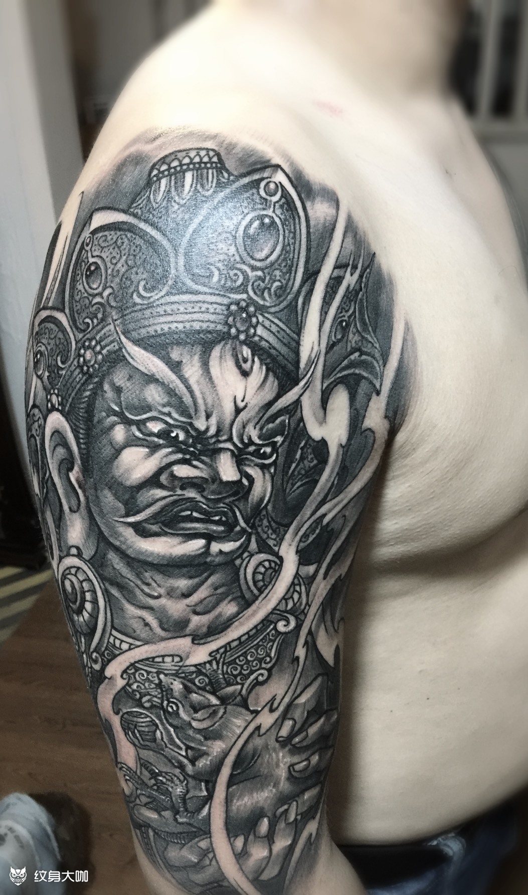 黄财神_纹身图案手稿图片_牛晋北的纹身作品集