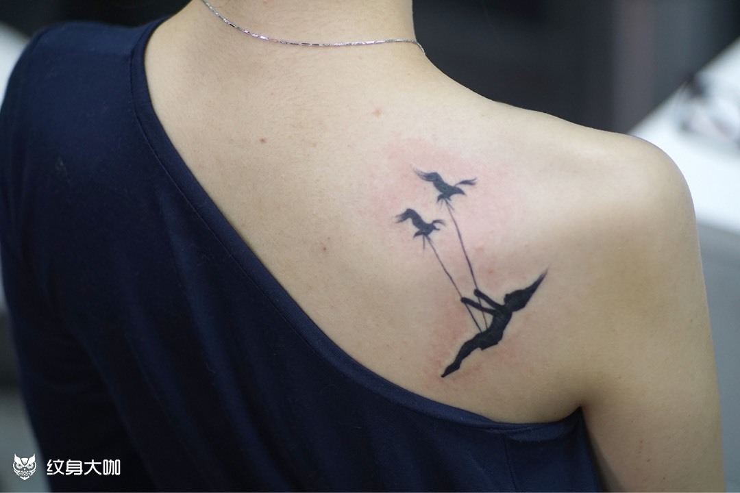 天空_纹身图案手稿图片_11万的纹身作品集