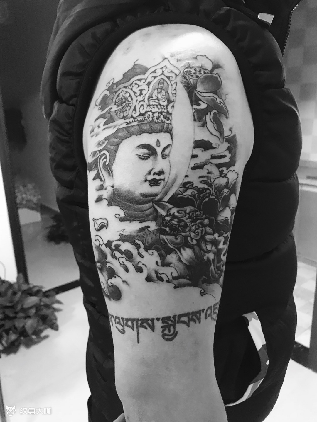 传统佛像_纹身图案手稿图片_老薛的纹身作品集