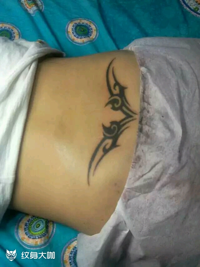 图腾腰花_纹身图案手稿图片_张涛的纹身作品集
