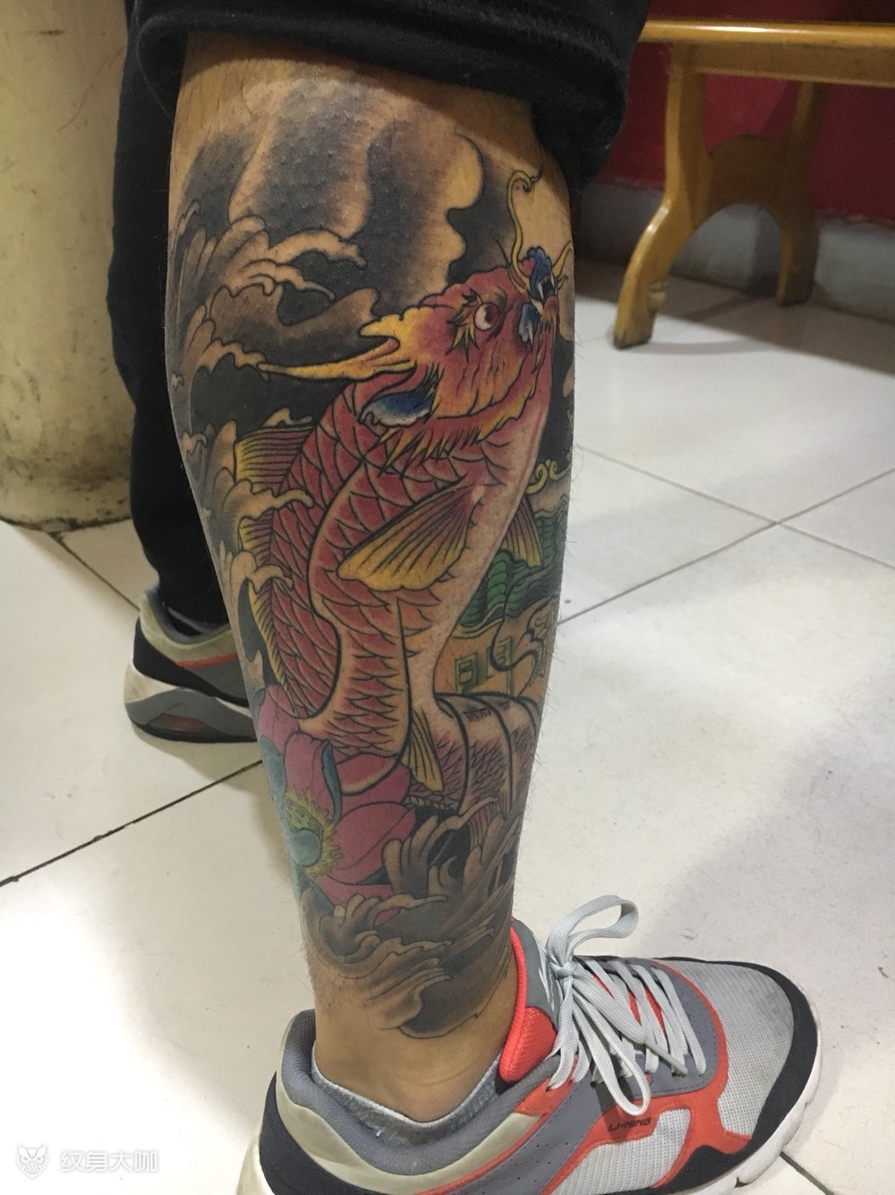 熬鱼_纹身图案手稿图片_小吴的纹身作品集