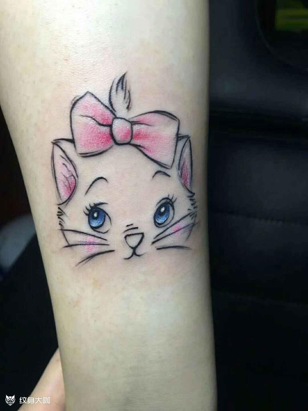 小猫_纹身图案手稿图片_凡歌的纹身作品集
