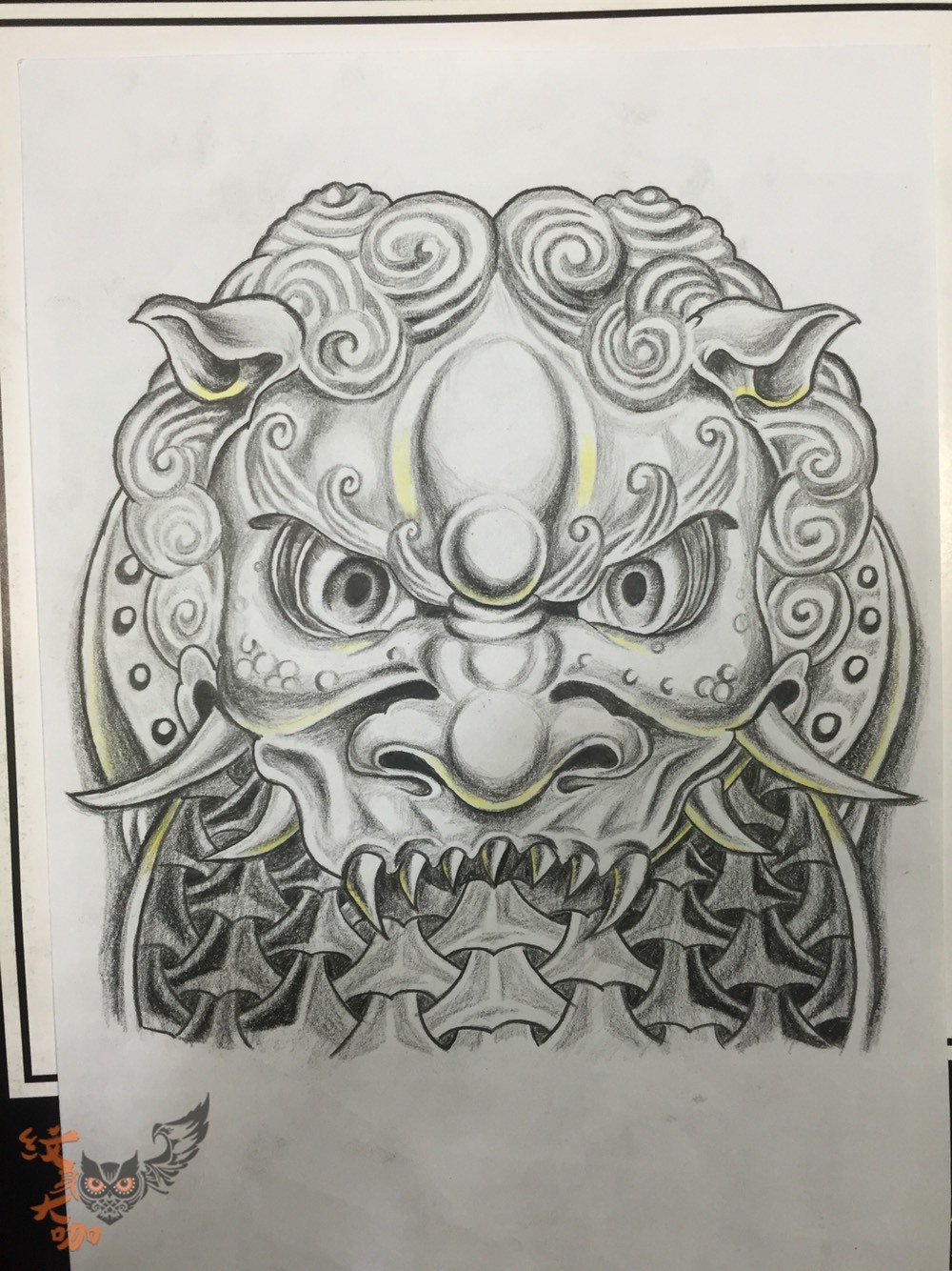 钱的纹身作品集