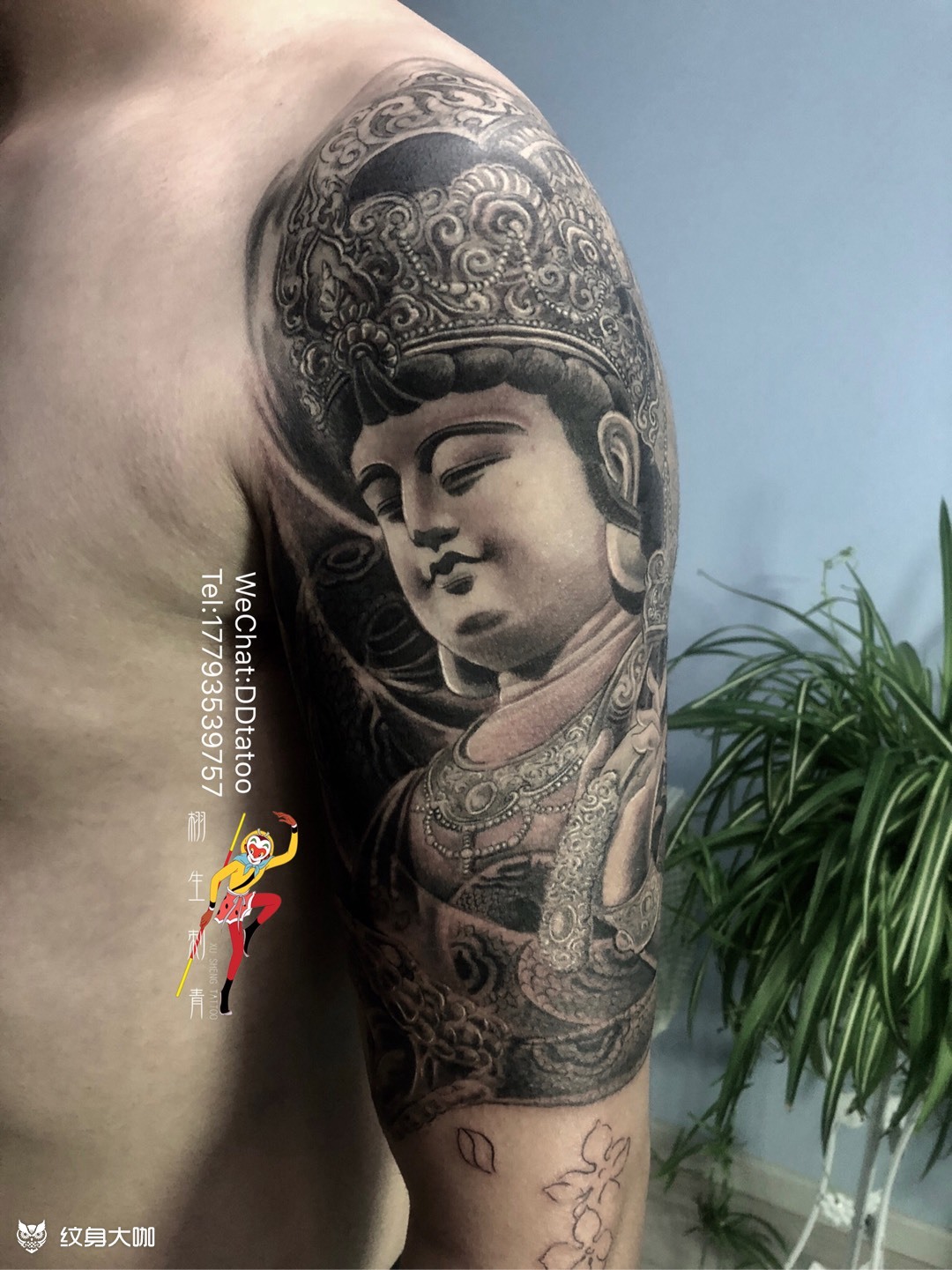 作品简介:普贤菩萨_今日工进度