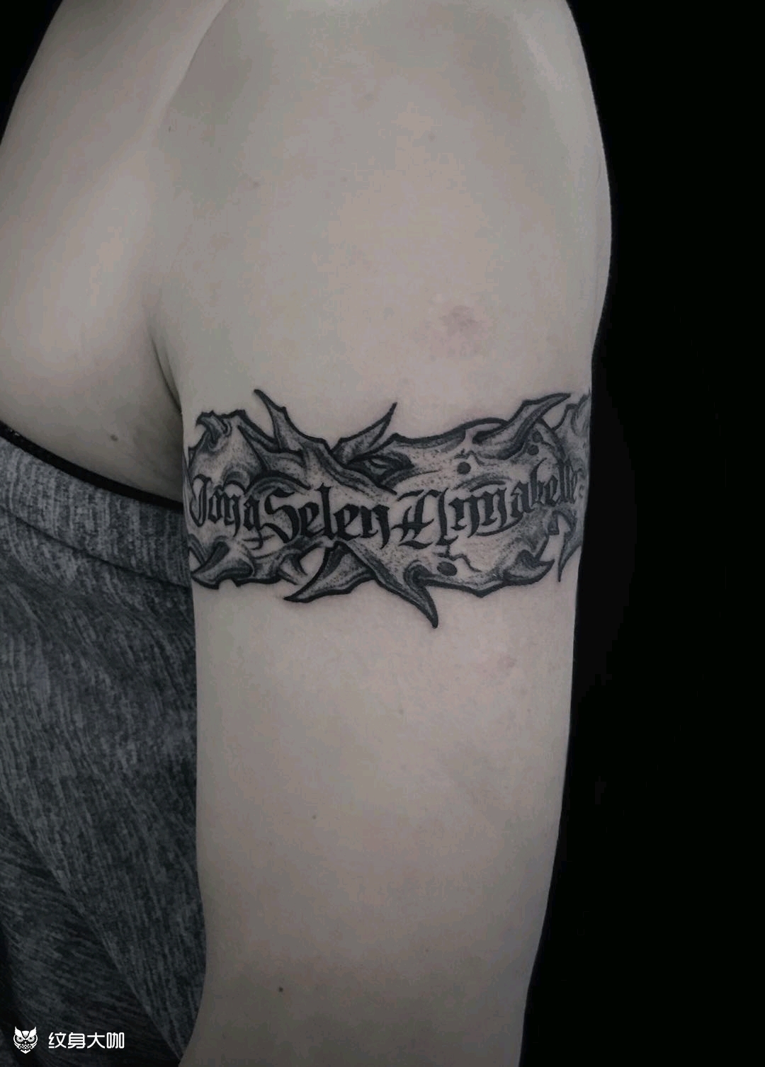 设计款臂环_纹身图案手稿图片_唐良快的纹身作品集