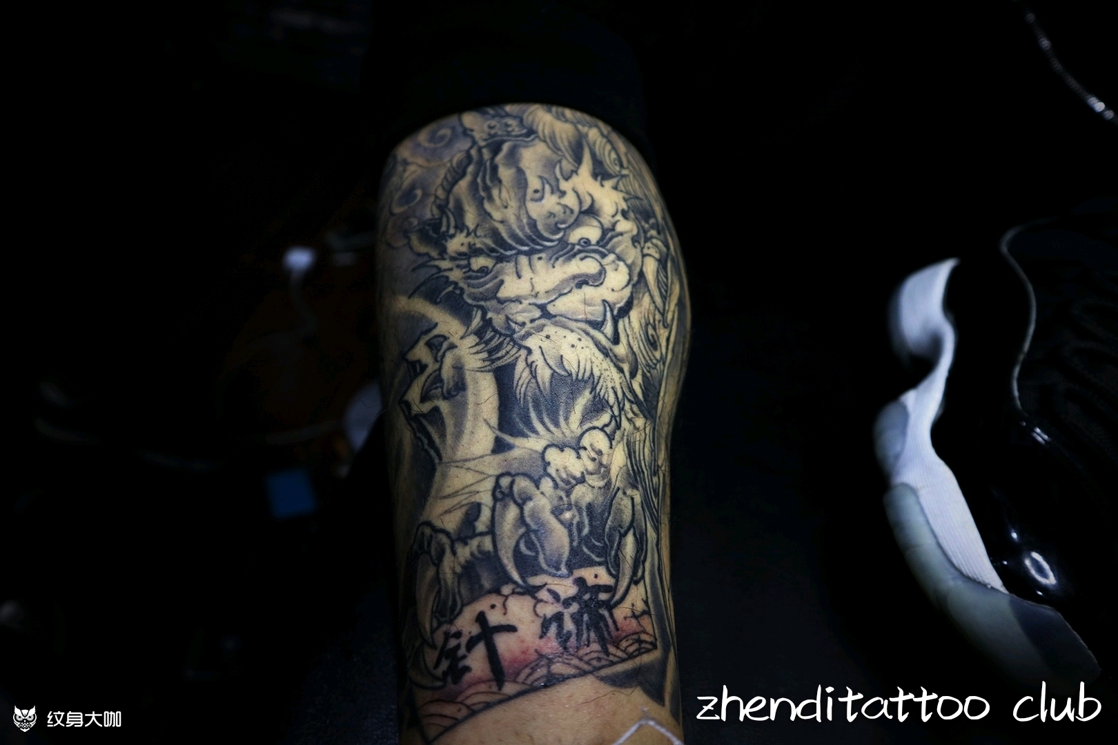 饕鬄_纹身图案手稿图片_陈威的纹身作品集