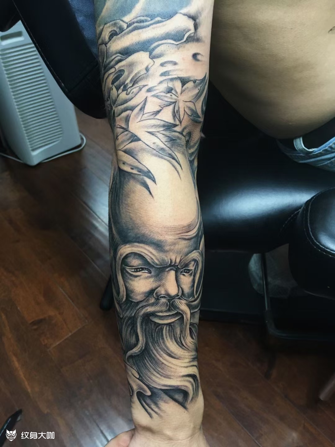 寿星_纹身图案手稿图片_文鹏的纹身作品集