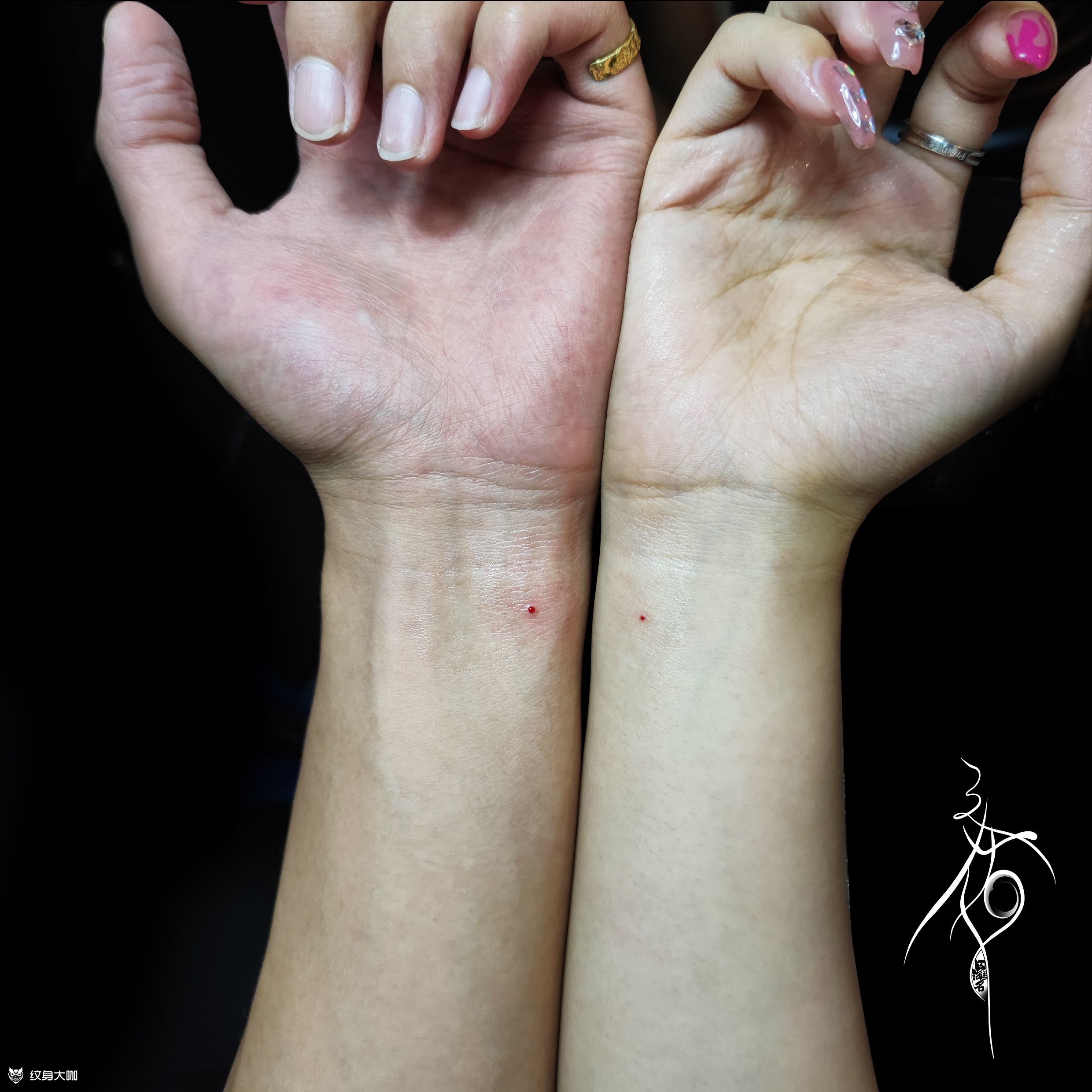 朱砂痣_纹身图案手稿图片_高先生的纹身作品集