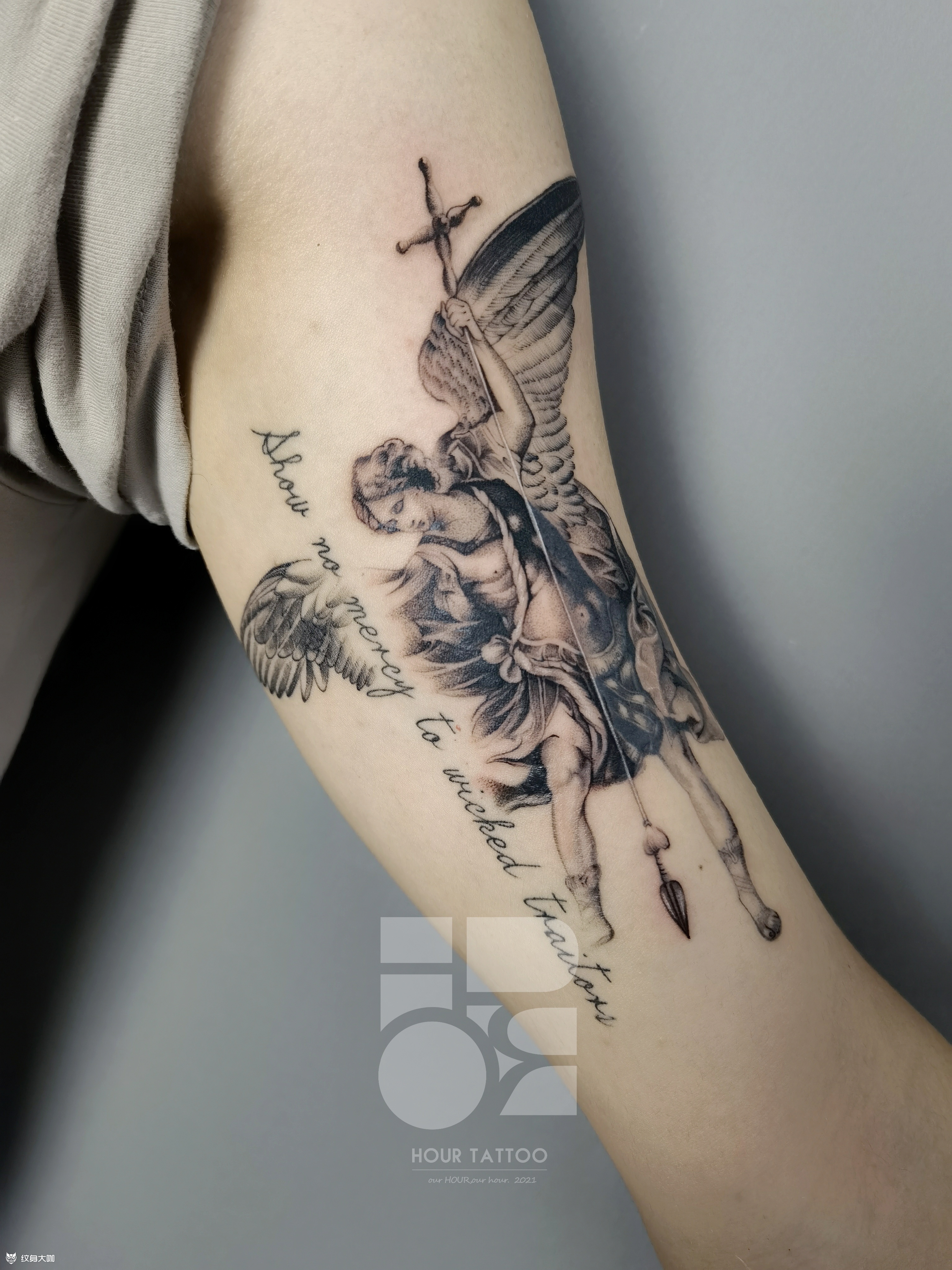 大天使_纹身吧社区 - 纹身大咖