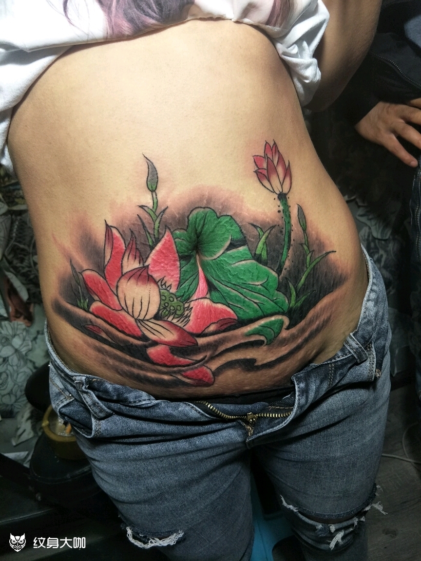 遮盖妊辰纹_纹身图案手稿图片_陈家光的纹身作品集