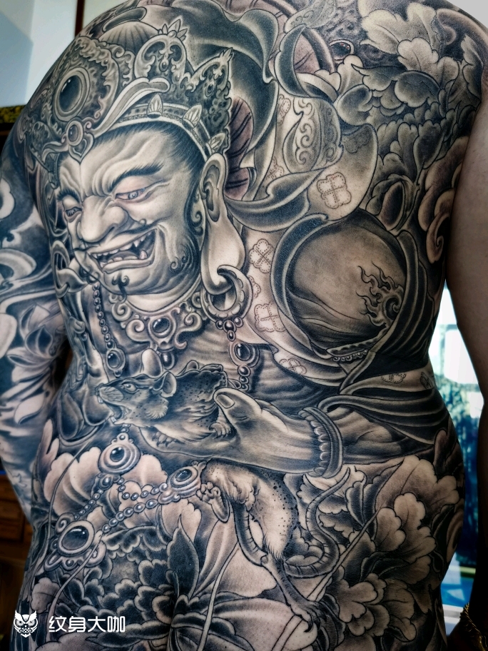 黄财神_纹身图案手稿图片_国超的纹身作品集