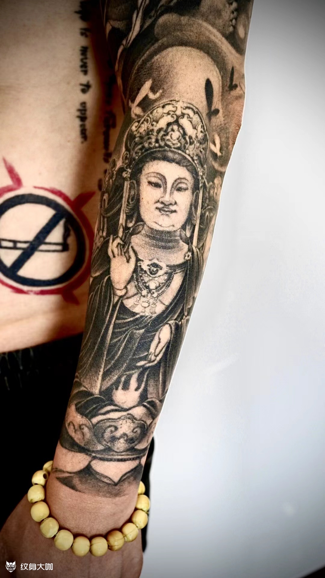 四面佛花臂七八年前的作品,这_纹身吧社区 - 纹身大咖