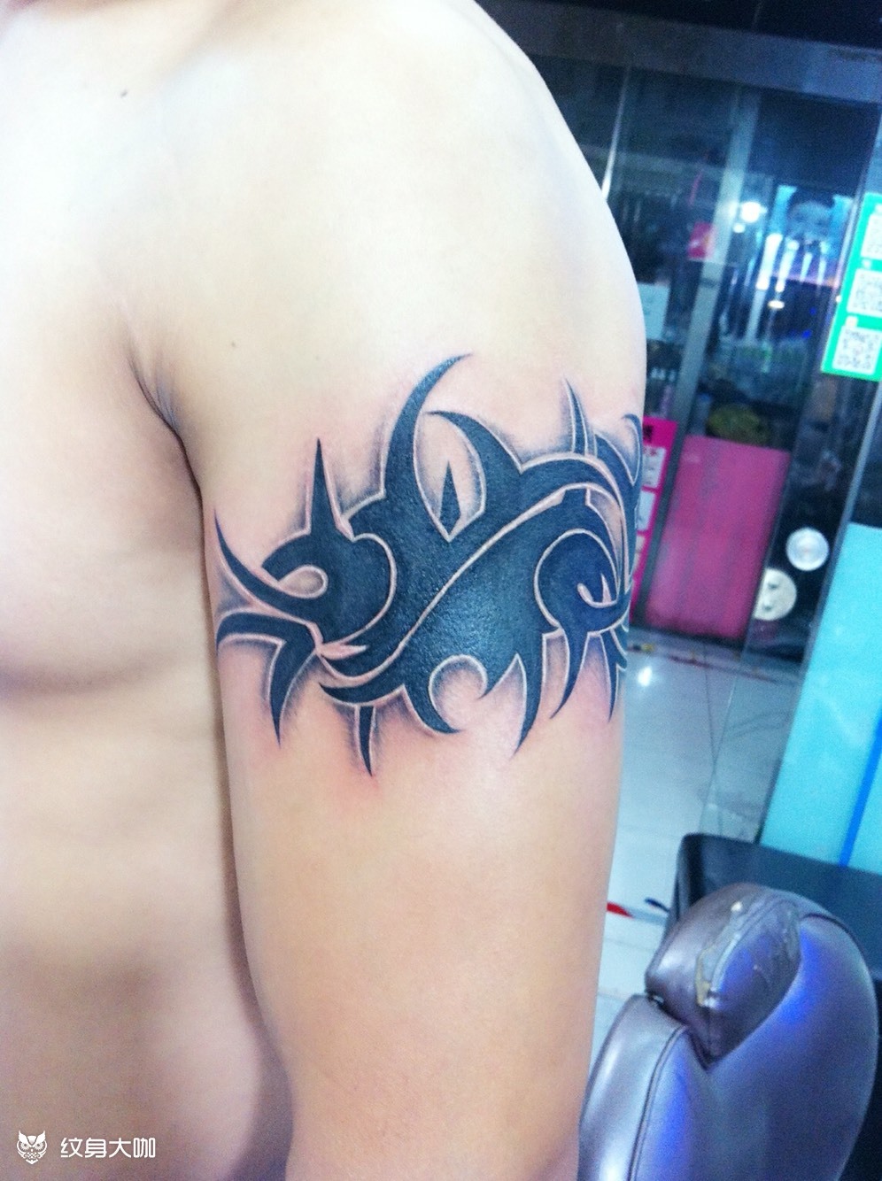 摔跤手兰迪奥顿的纹身