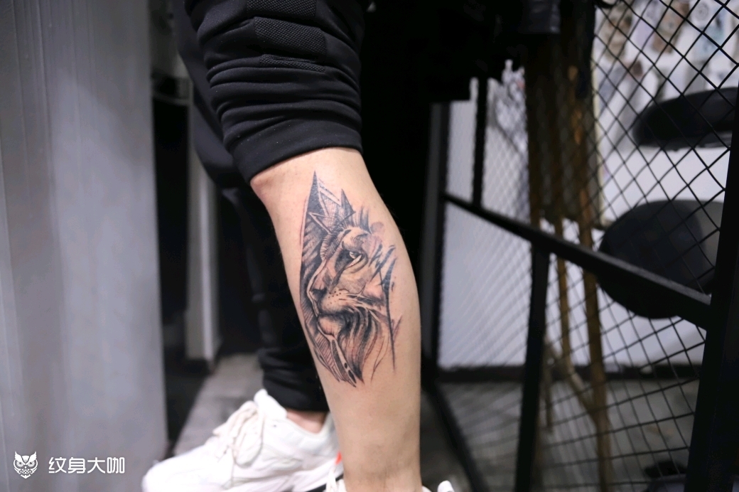 狮子王_纹身图案手稿图片_吴阳的纹身作品集