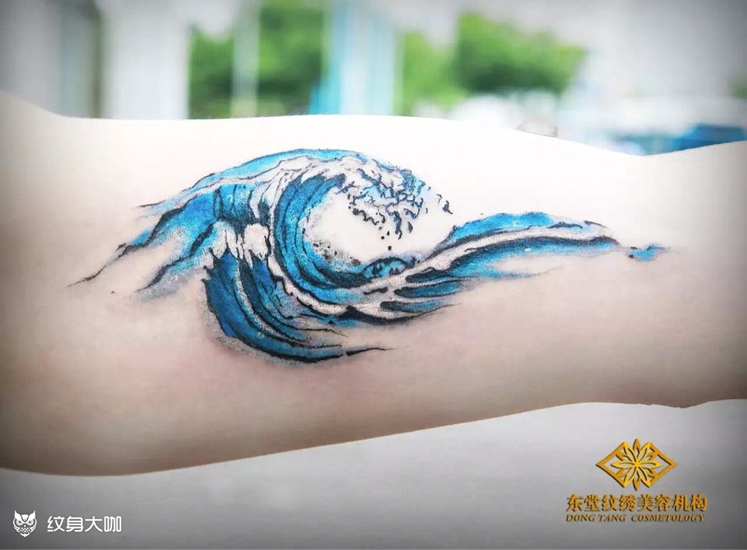 浪_纹身图案手稿图片_张轩荣的纹身作品集