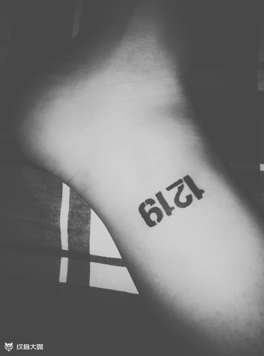 数字_纹身图案手稿图片_英俊的纹身作品集