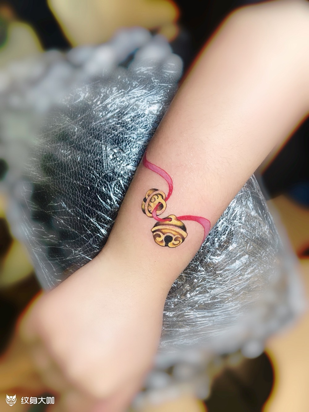 铃铛_纹身图案手稿图片_易治成的纹身作品集