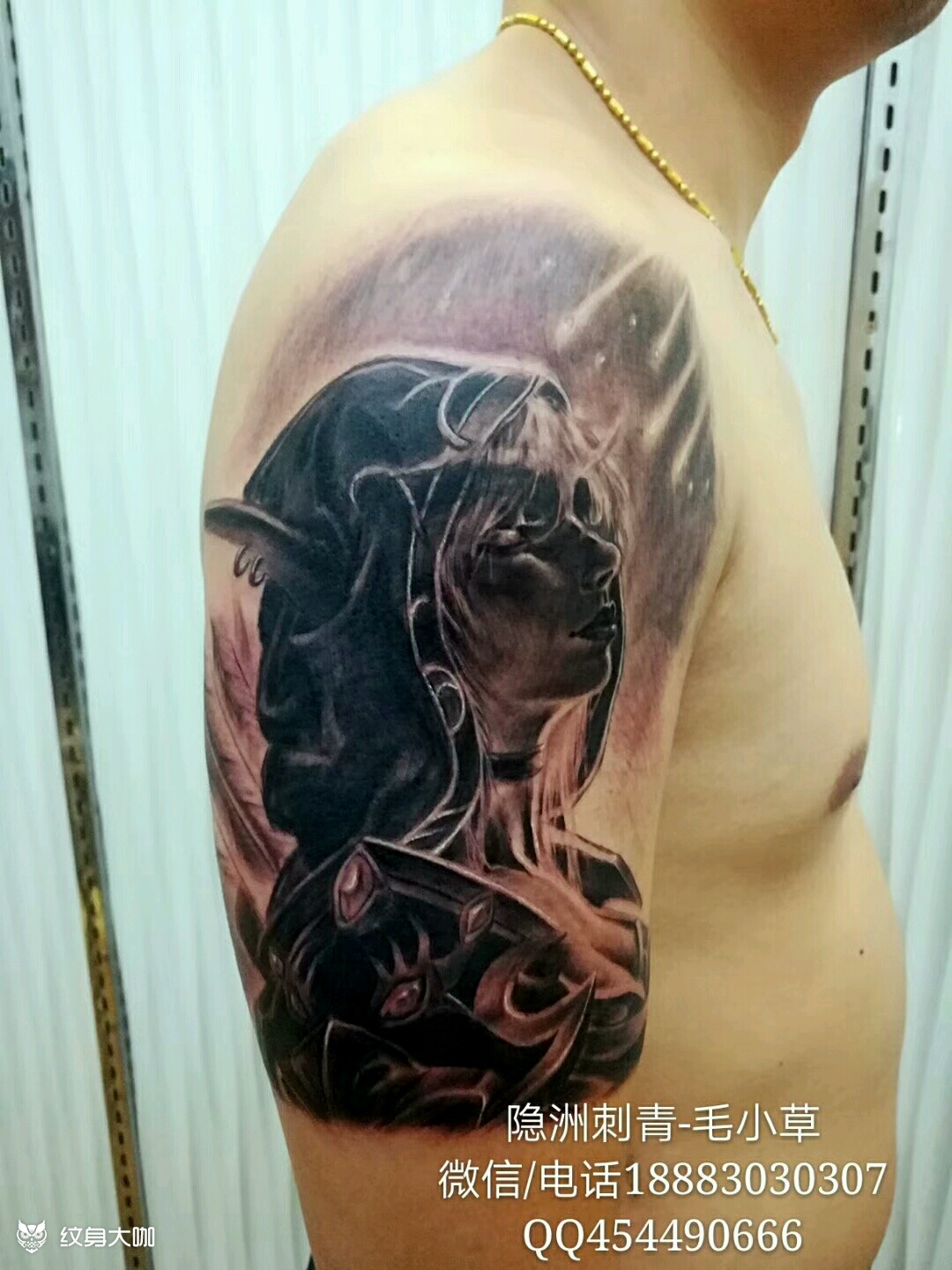 《希尔瓦娜斯》_纹身图案手稿图片_隐洲纹画艺术中心的纹身作品集
