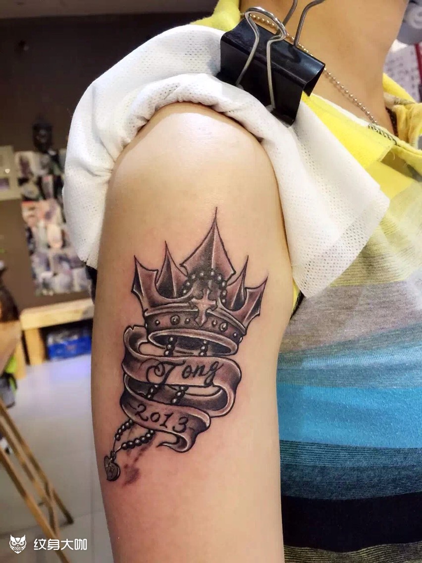 皇冠_纹身图案手稿图片_苏阳的纹身作品集