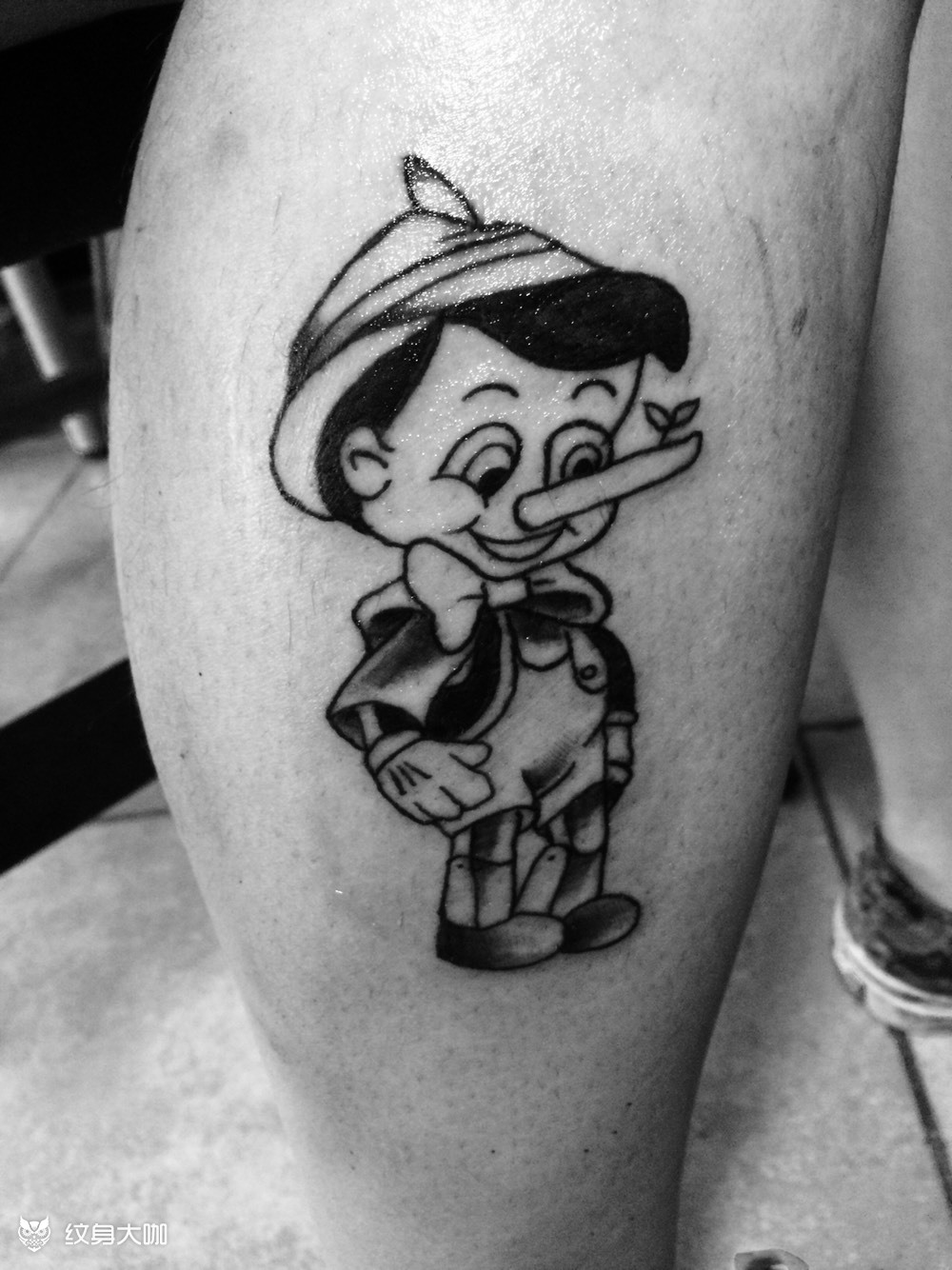 匹诺曹_纹身图案手稿图片_sue的纹身作品集