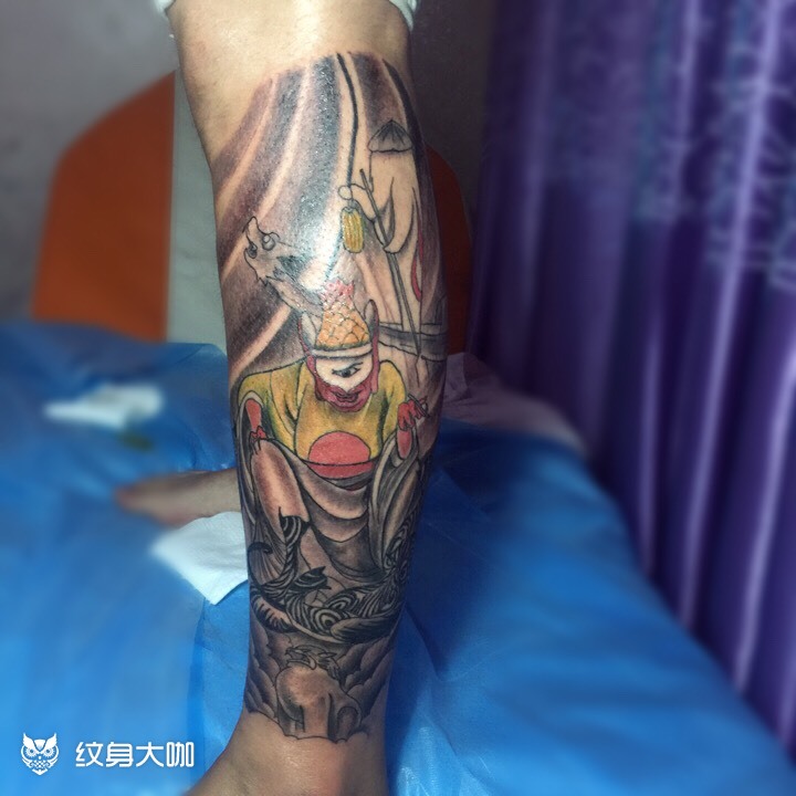 大鱼海棠_纹身图案手稿图片_晋城宋刺青工作室的纹身作品集