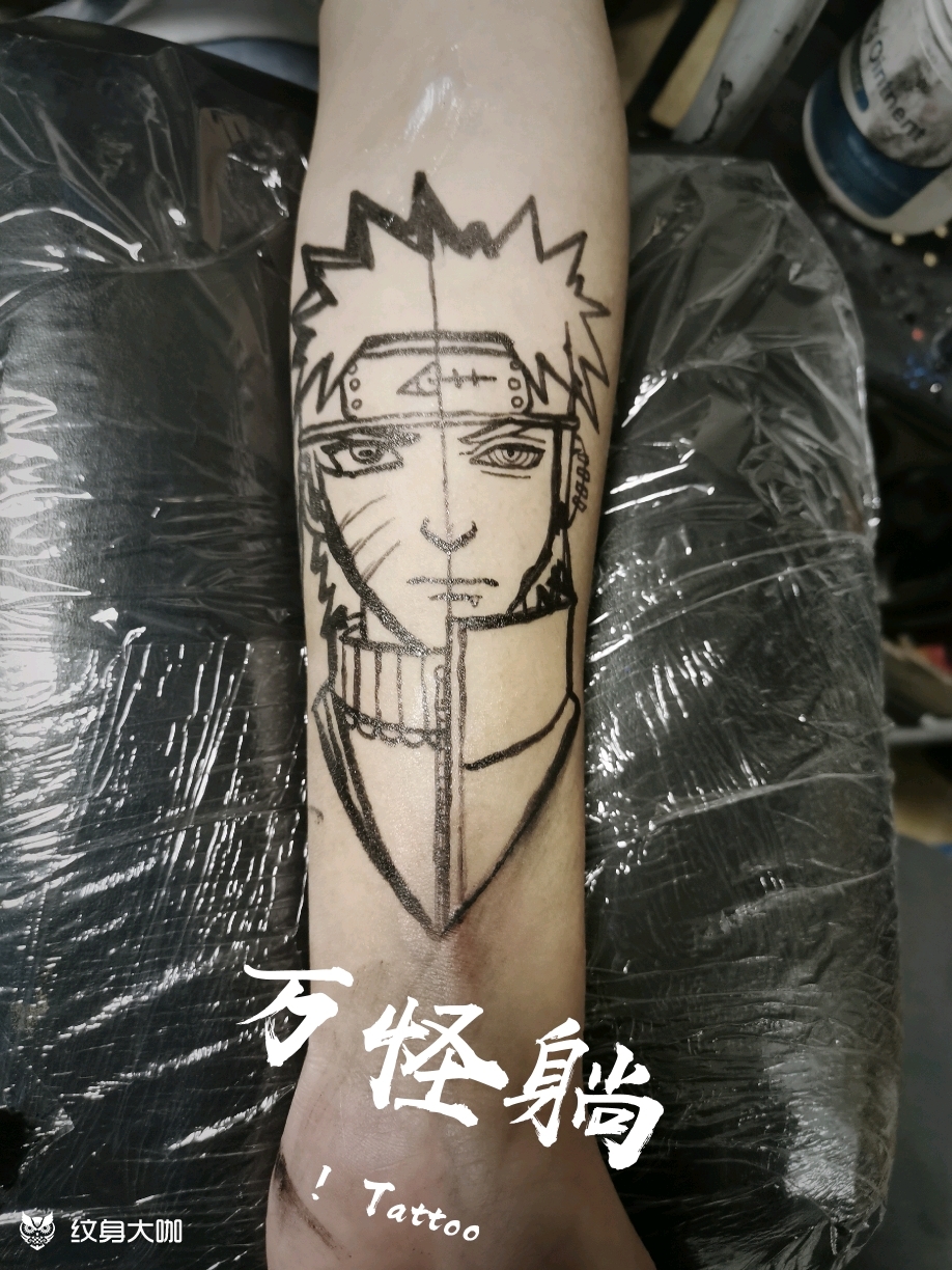 火影阴阳_纹身图案手稿图片_张惠铭的纹身作品集