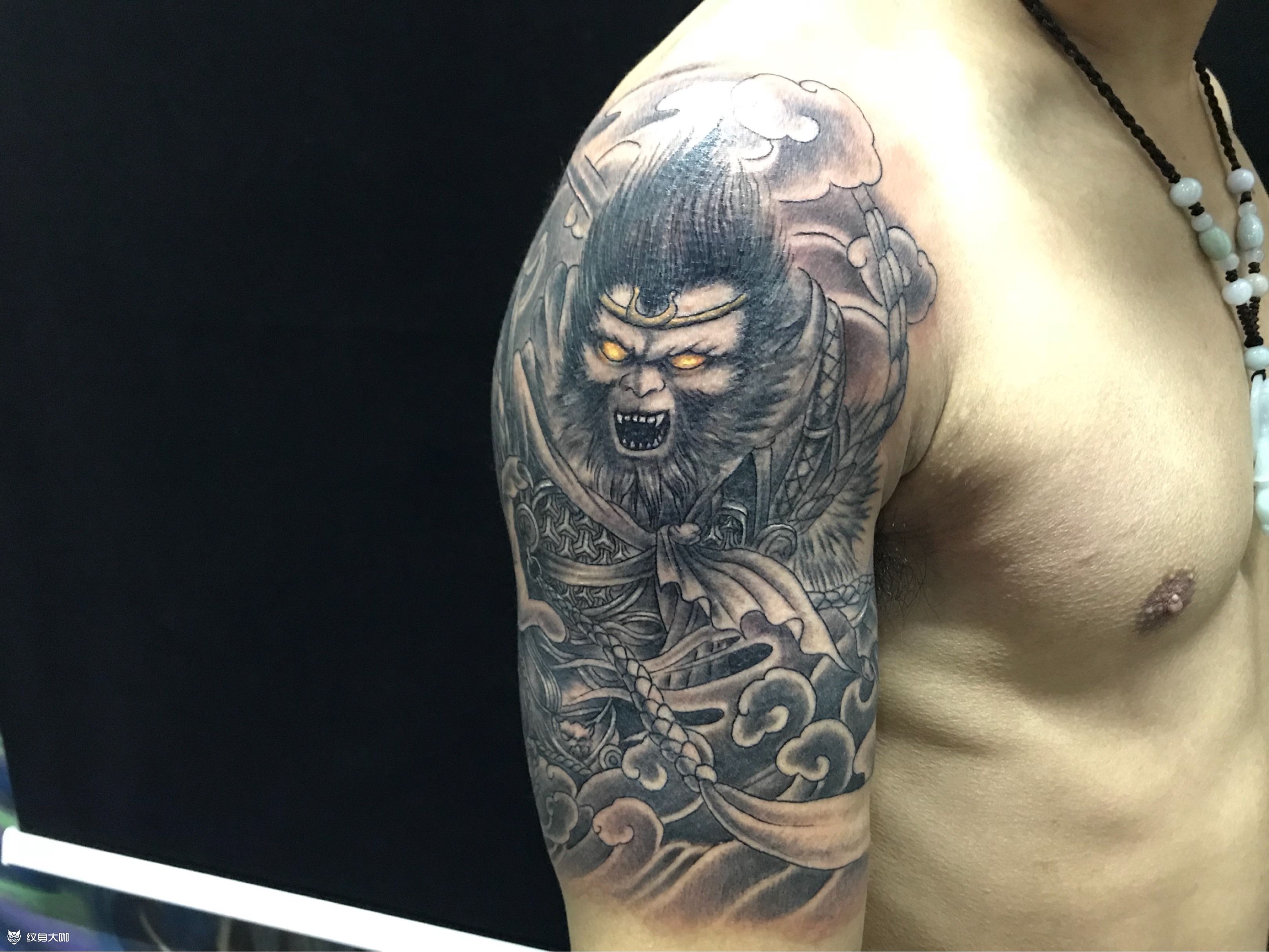 斗战胜佛_纹身图案手稿图片_韩光标的纹身作品集