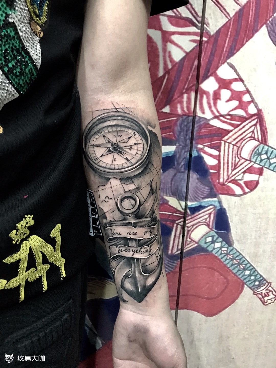 写实钟表_纹身图案手稿图片_行刺 永春的纹身作品集