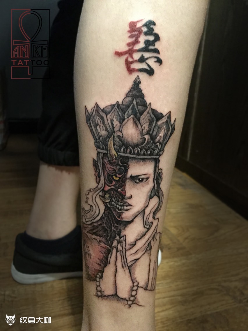 一念之间_纹身图案手稿图片_龚伟的纹身作品集