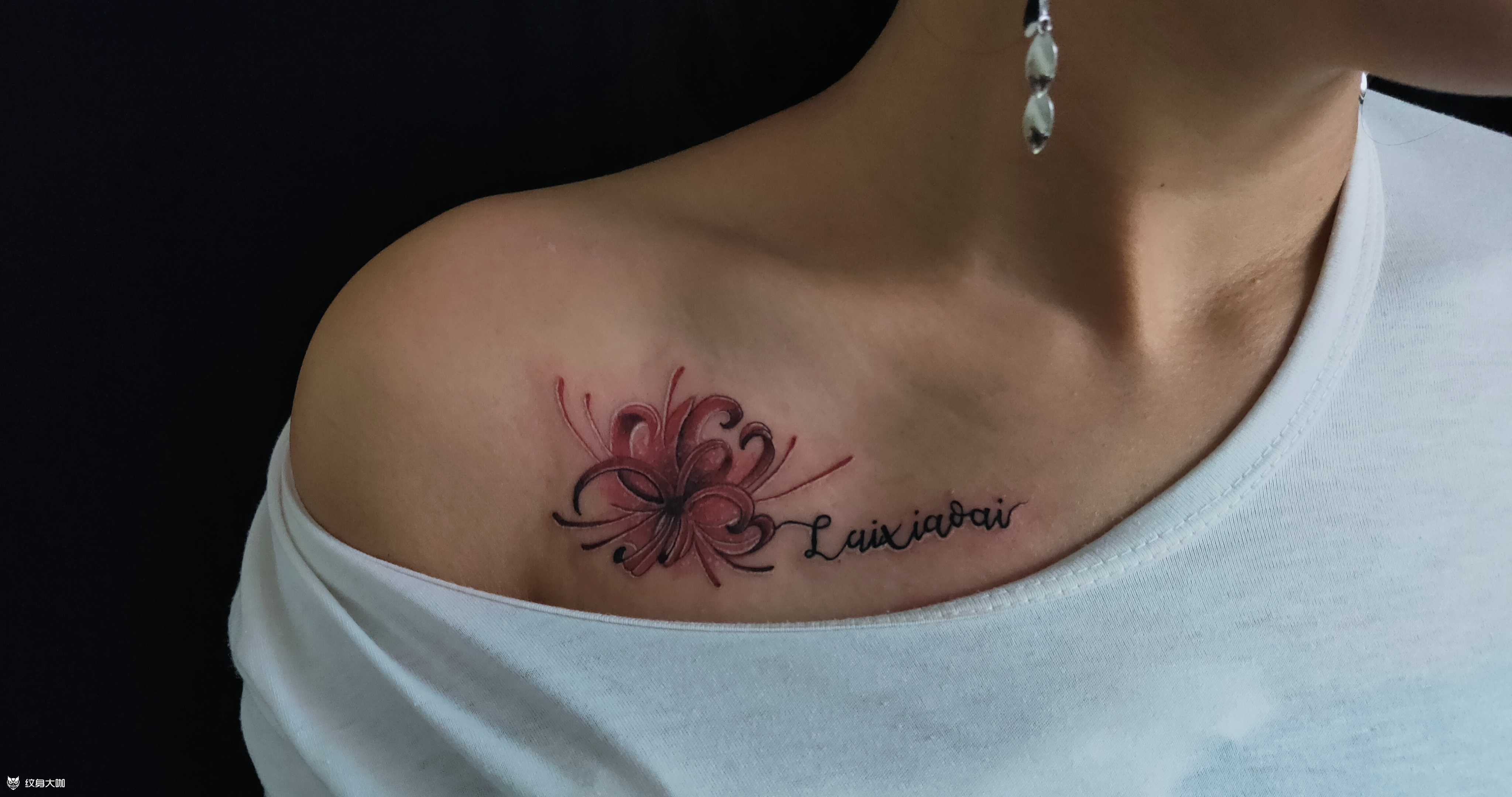 彼岸花_纹身图案手稿图片_谢大拿的纹身作品集