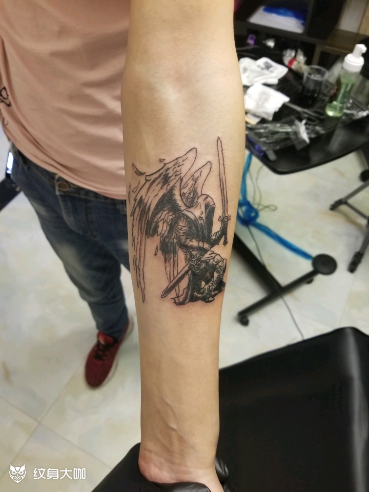 桑扬沙_纹身图案手稿图片_黄宇宁的纹身作品集