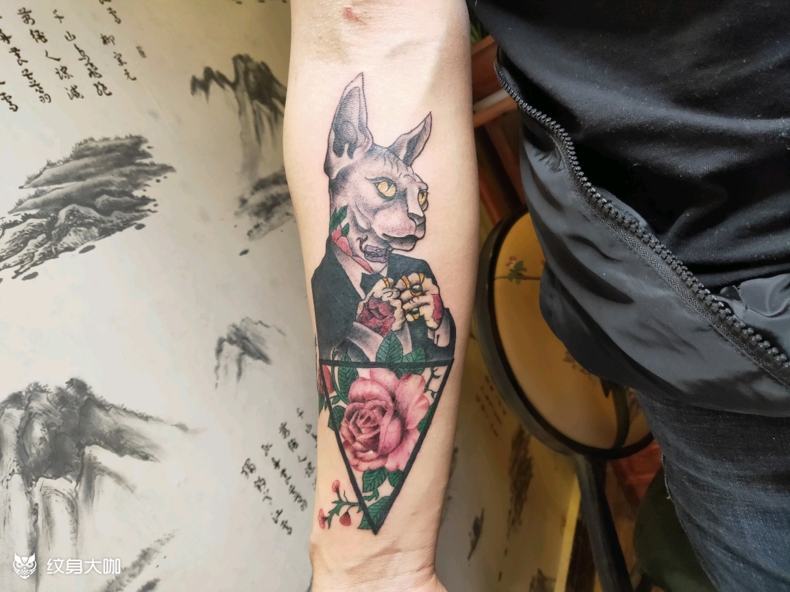 比鲁斯_纹身图案手稿图片_姚钧的纹身作品集