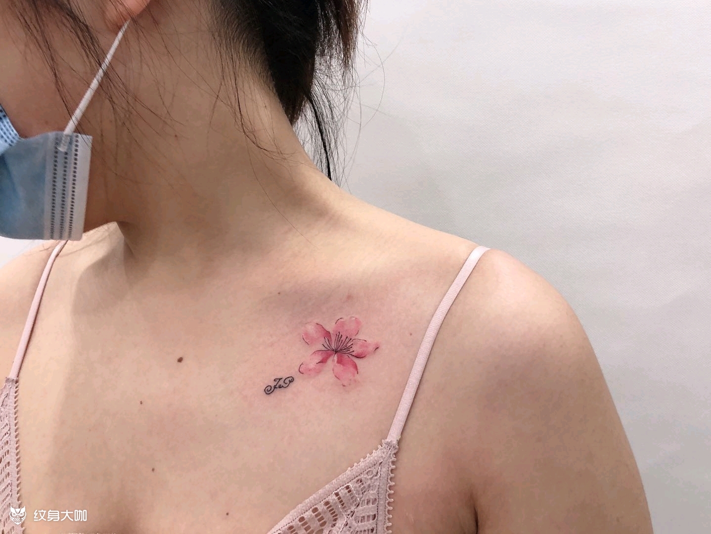 一朵小花_纹身图案手稿图片_唐良快的纹身作品集