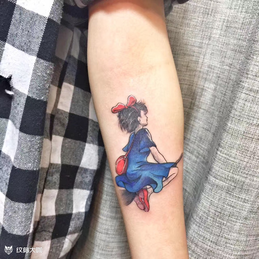 魔女宅急便_纹身图案手稿图片_kobe91的纹身作品集