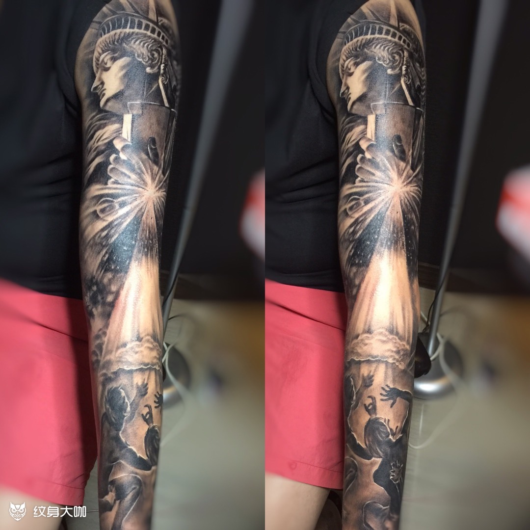 自由与救赎_纹身图案手稿图片_雕心(颖颖)的纹身作品集