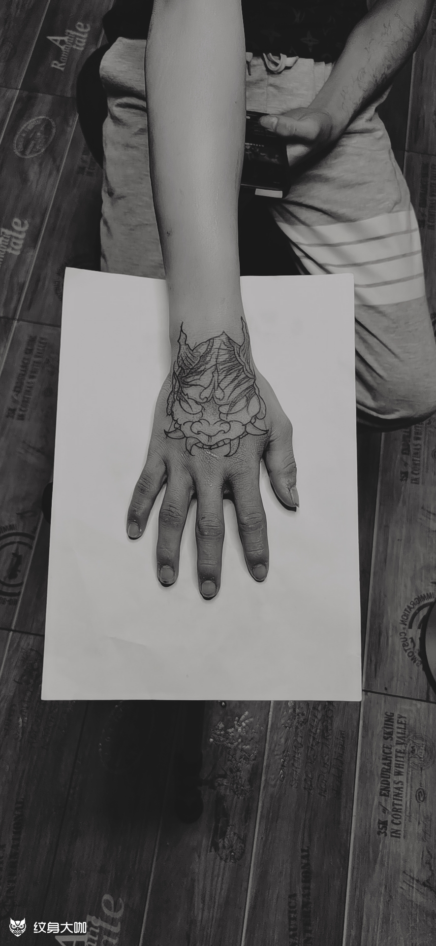 手背 线条_纹身吧社区 - 纹身大咖