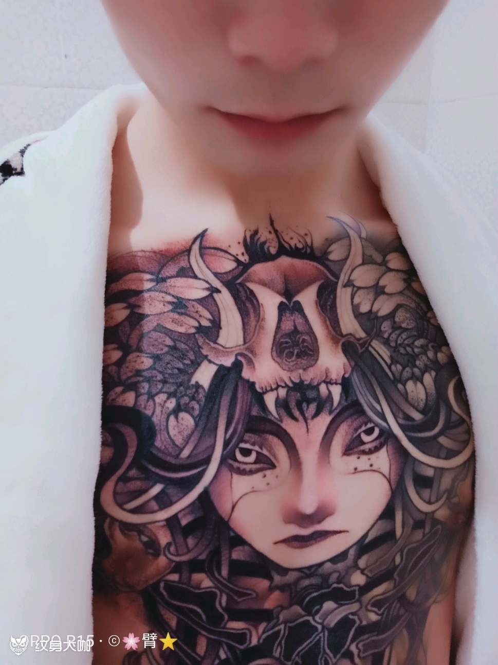 一步一个脚印,离拿下花胸还得在_纹身吧社区 - 纹身大咖