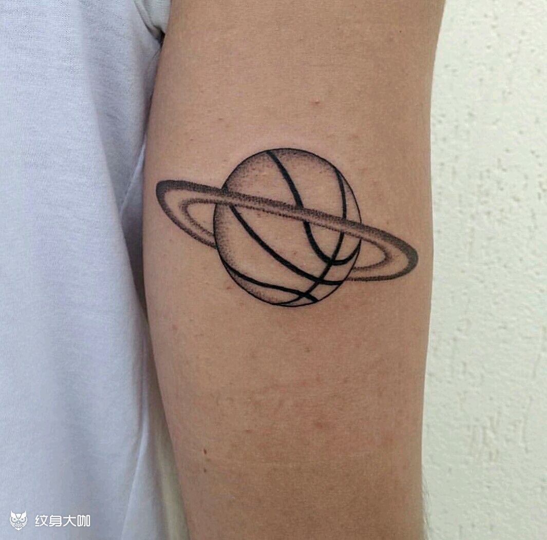 打篮球_纹身图案手稿图片_勇,的纹身作品集