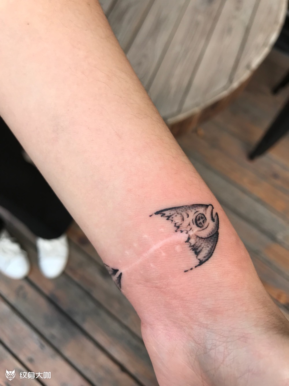 鱼刺_纹身图案手稿图片_sky的纹身作品集