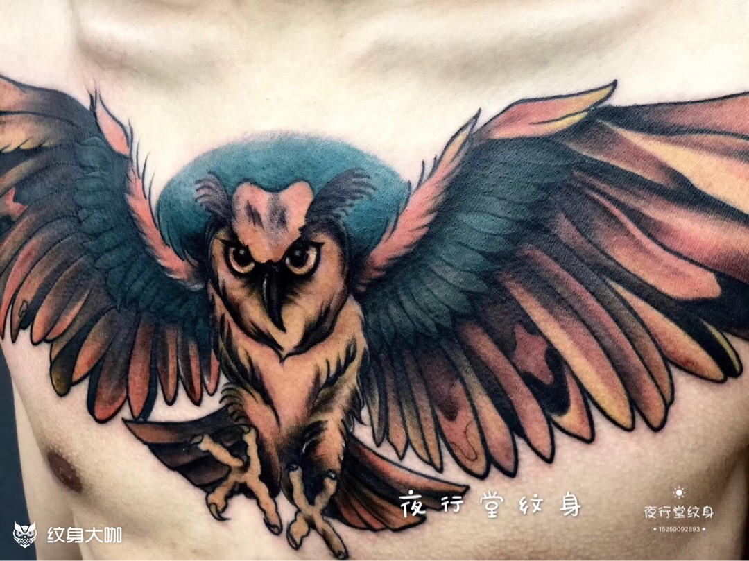 花胸_纹身图案手稿图片_安姐的纹身作品集