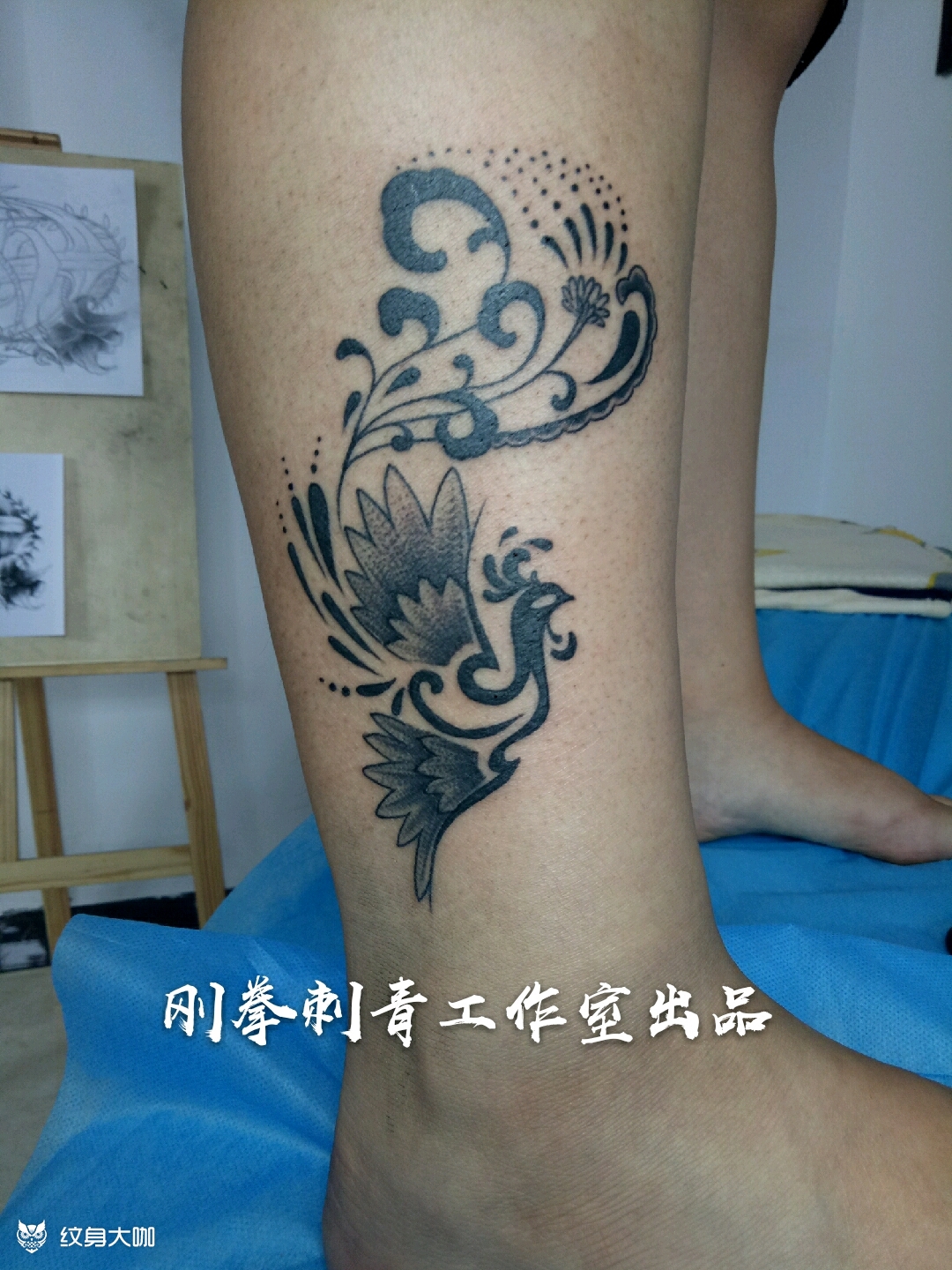 个性凤凰_纹身图案手稿图片_史刚拳的纹身作品集