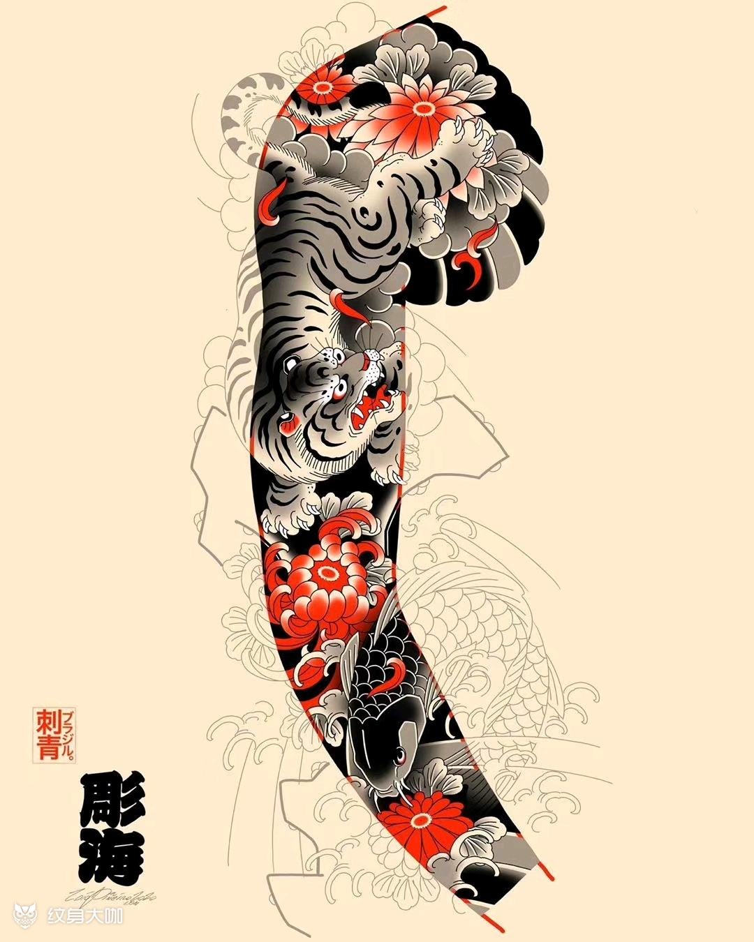 有没有谁有做过的,这张图内测的_纹身吧社区 - 纹身大咖